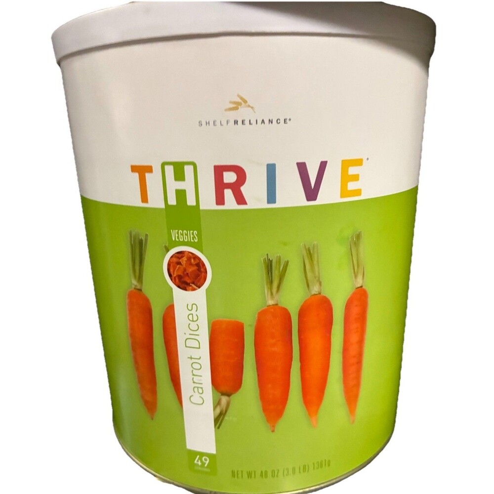 Thrive Emergency Food 49 Servings Carrots Dehydrated Survival Exp 2/35